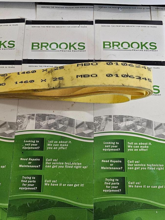 MBO Fold Roller Drive Belt (B21, B23) 25 x 1460