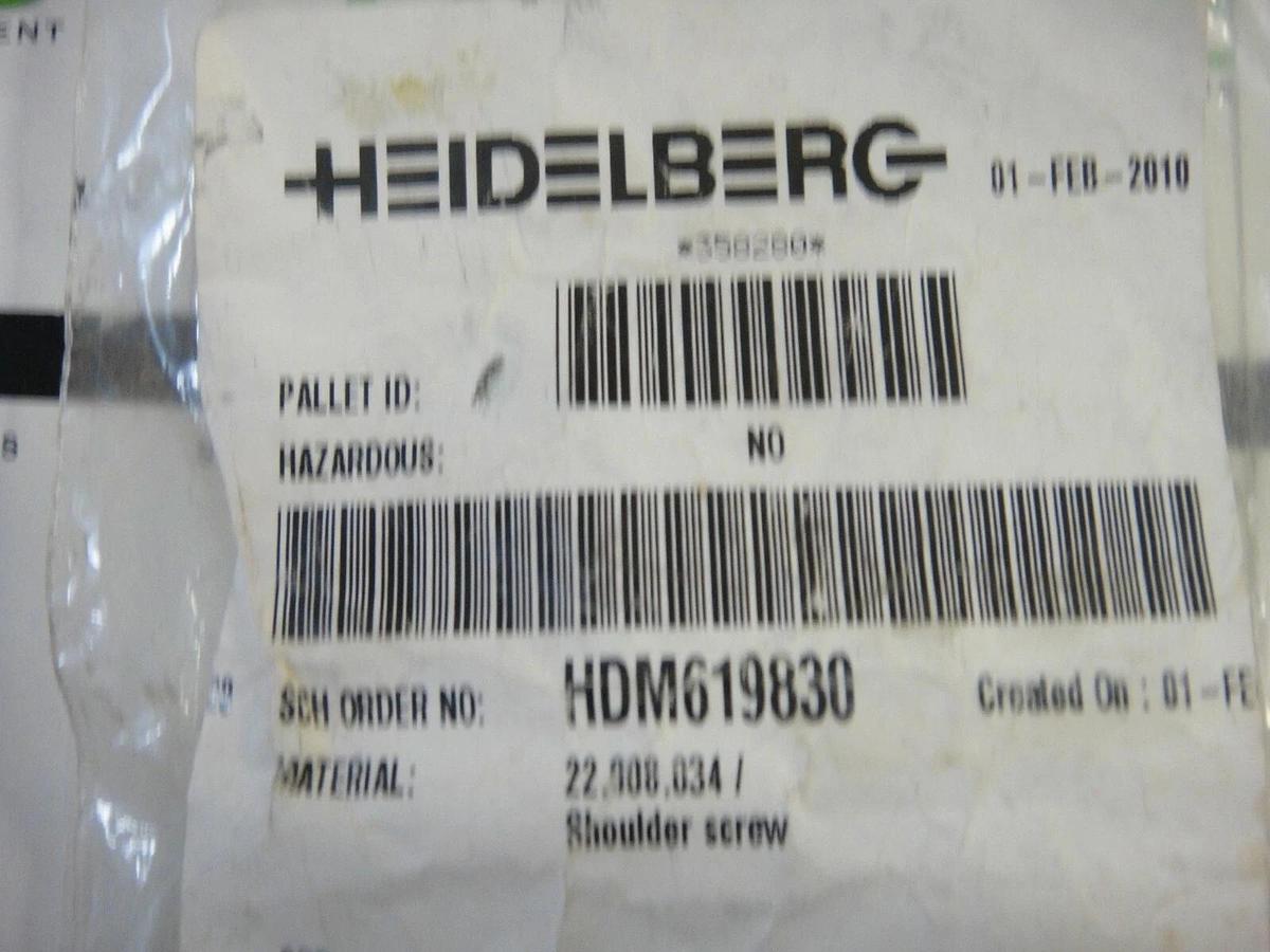Heidelberg Shoulder Screw, Part #22.008.034