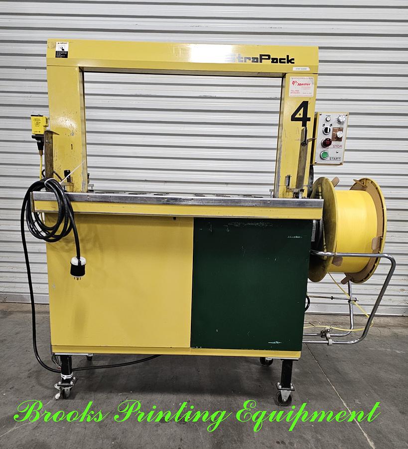 Used StraPack RQ-8 (3505C) Strapping Machine, 2004