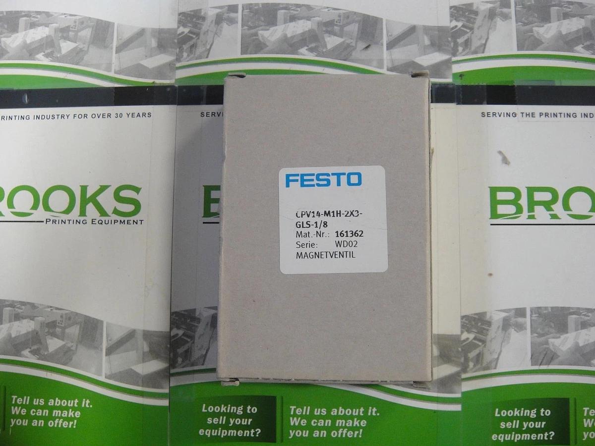 Festo Solenoid Valve, Part #CPV14-M1H-2X3-GLS1/8 (161326)