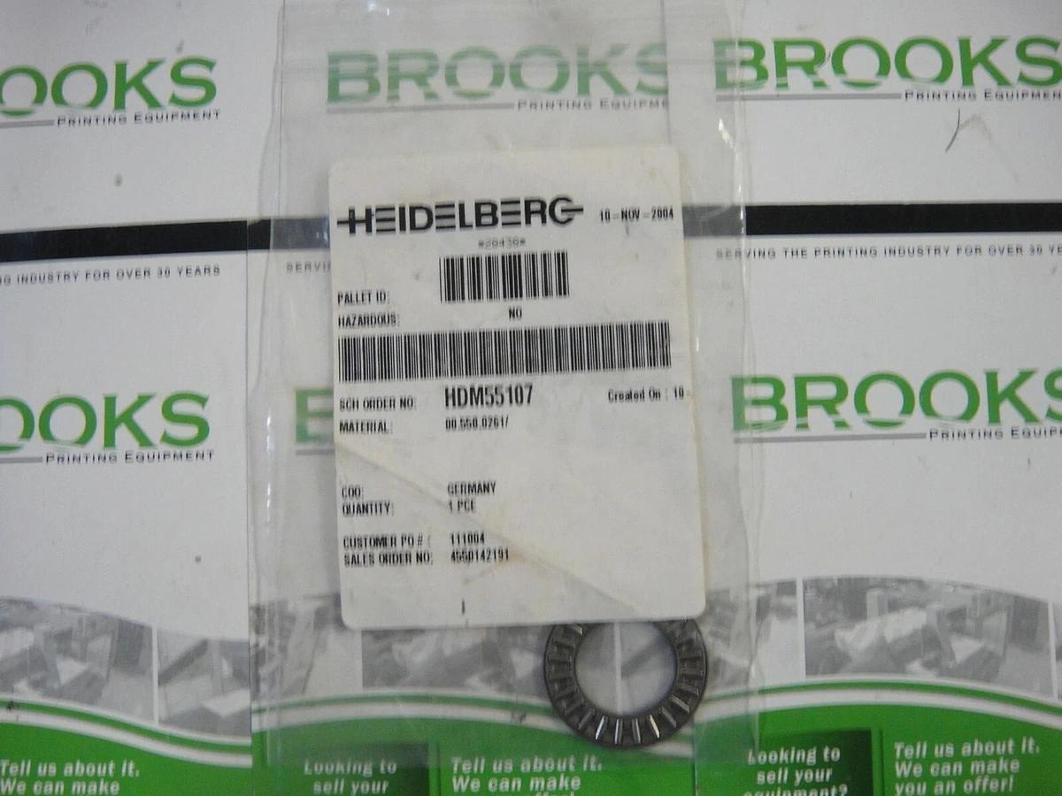 Heidelberg Thrust Bearing, Part #00.550.0261