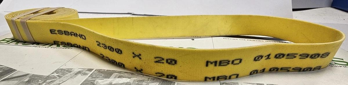 MBO Drive Belt, Part #0105908