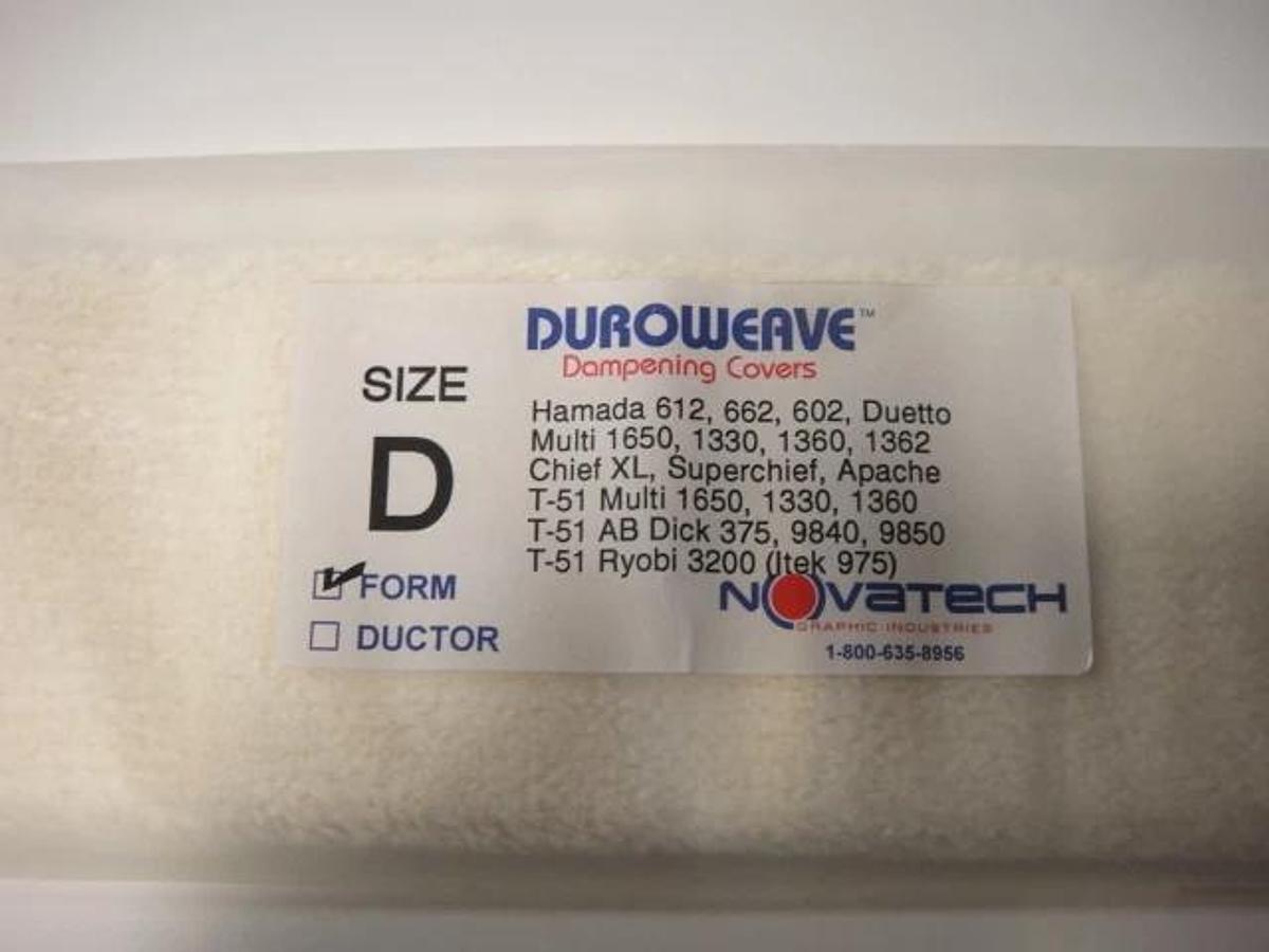 Used Ryobi 3200 Form Dampening Cover, Size D