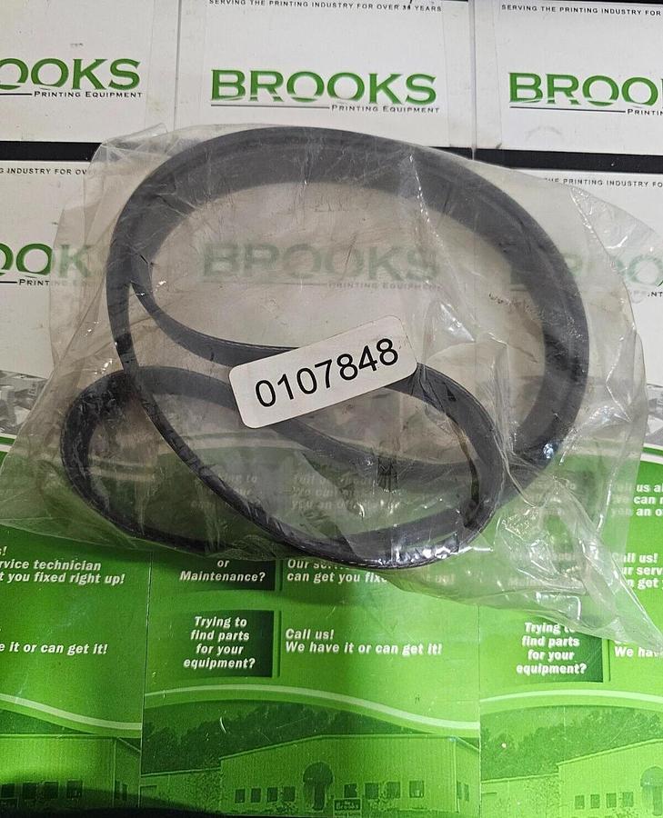 Used MBO Motor Drive Belt (Poly V), Part #0107848