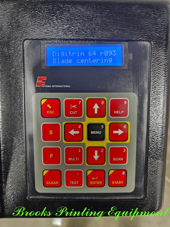 Used Fotoba Digitrim 64", 2015 Video