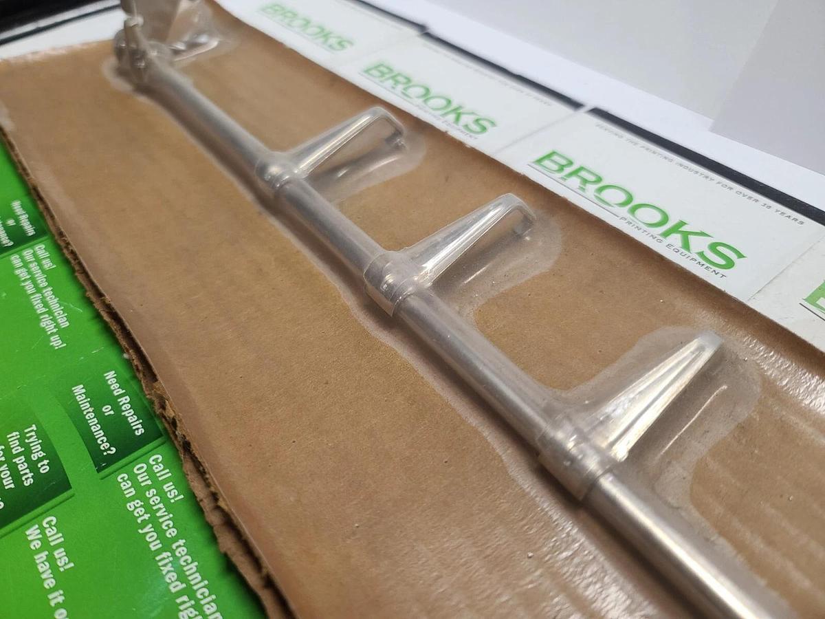 Used AB Dick 375-9800 Paper Feeler Shaft Assembly, Part #7645