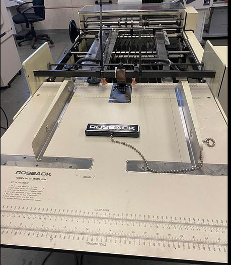 Used Rosback 223SR High Speed Perforating, Scoring, and Slitting Machine, 2007