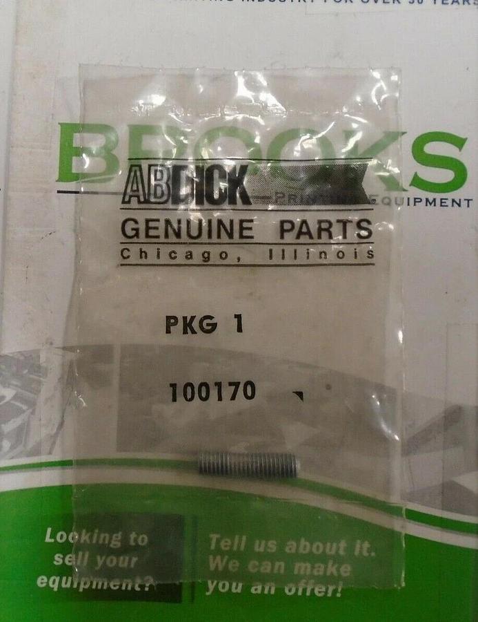 Used AB Dick Socket Set Screw, Part #100170