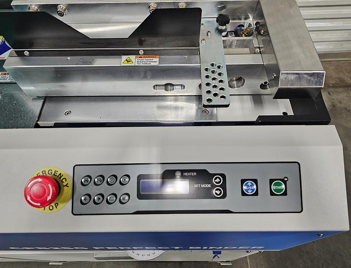 Used Coverbind CPB2SG Perfect Binding Machine with Side Gluer