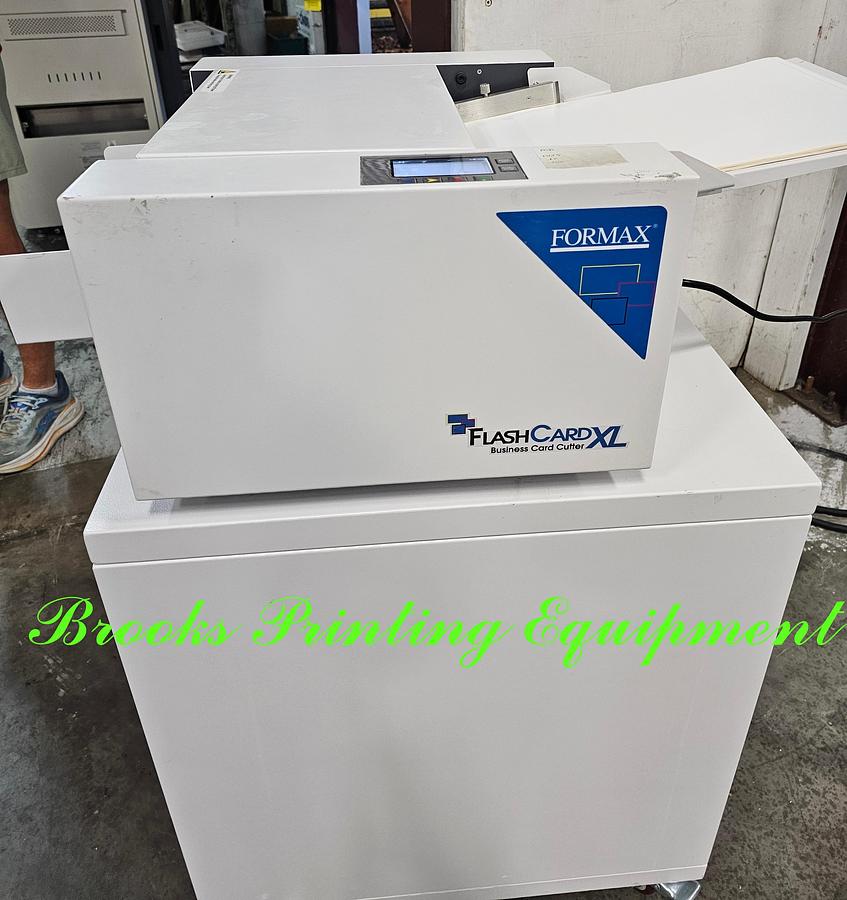Used Formax Flash Card XL Business Card Cutter, Video