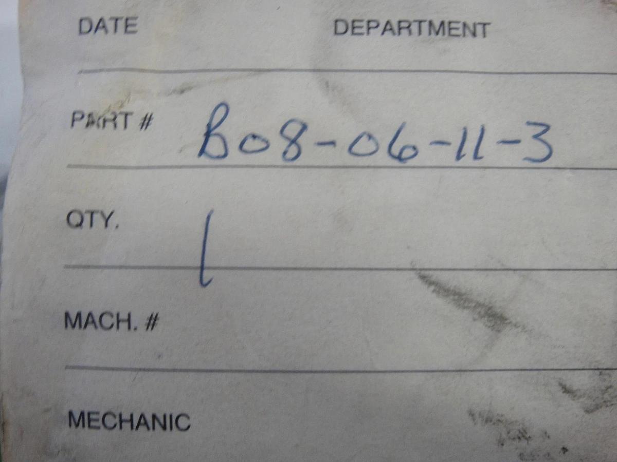 Hamada Pump Drive Motor Pulley, Part #B08-06-11-3