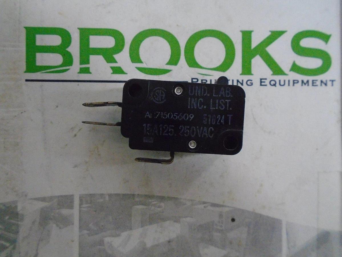 AB Dick Micro Switch, Part #928114