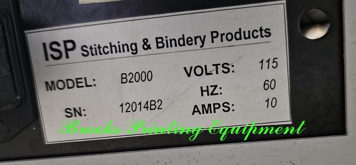 Used MBM B200 Stitch'n Fold Bookletmaker, Video