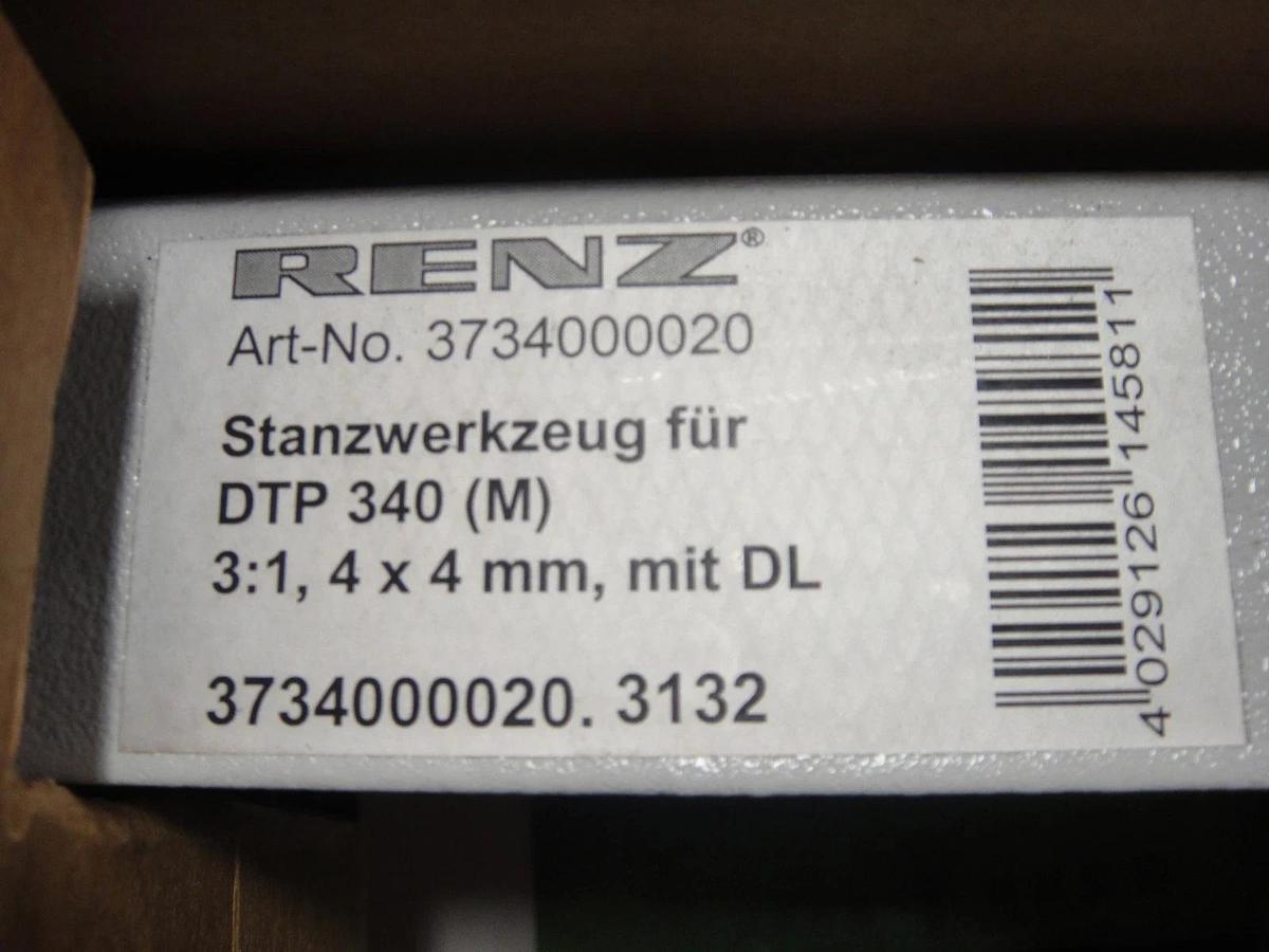 Renz DTP 340 M Punching Tool 3:1 Die