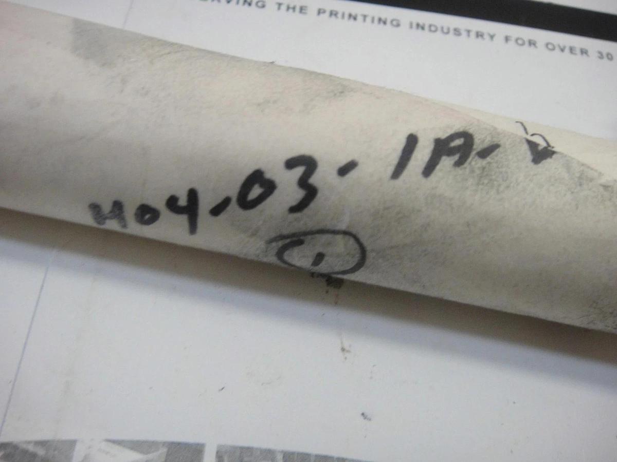 Hamada Upper Feed Roller with Bearings, Part #M04-03-1A-6