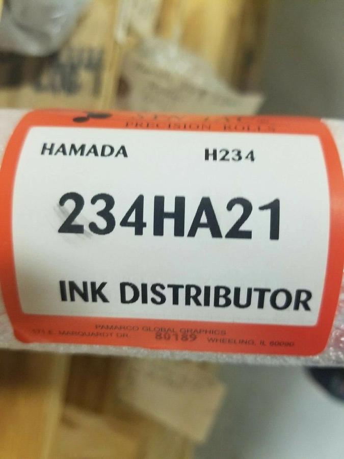 Hamada Ink Distributor Roller (Large) For H234C/E, Part #234HA21