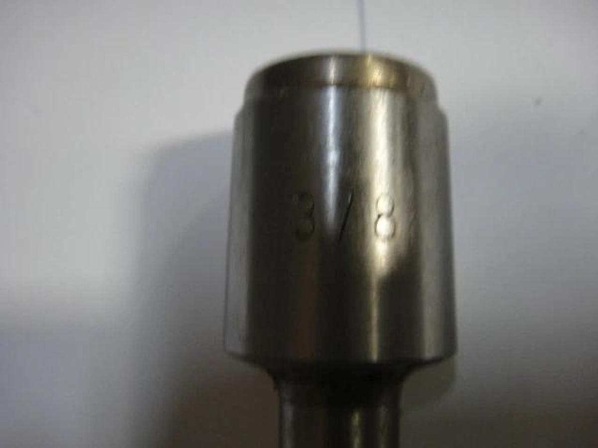 Used Challenge 3/8" Hollow Drill Bit