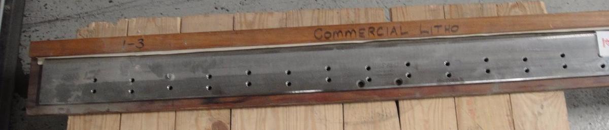 Used Polar 70 1/4" (16 Straight Holes) Cutting Blade