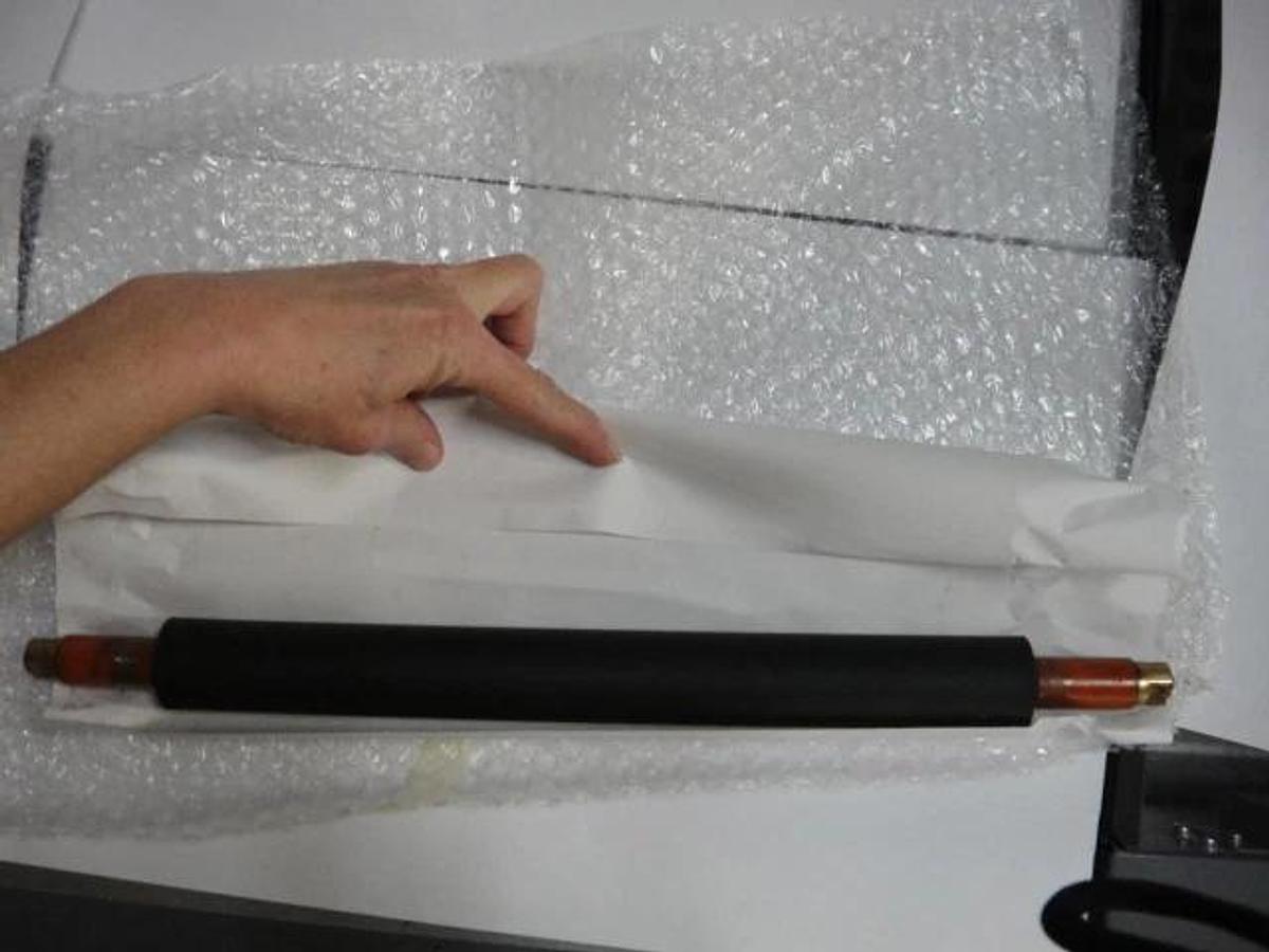 Used Ryobi 3200 or Itek 975 Ink Idler Roller, Part #RY-3203-A