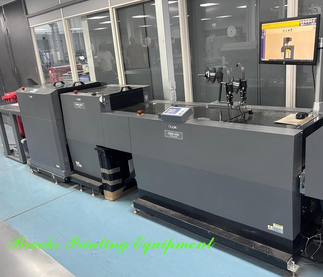 Used Duplo 6000 with Sheet Feeder and Cover Feeder, 2016