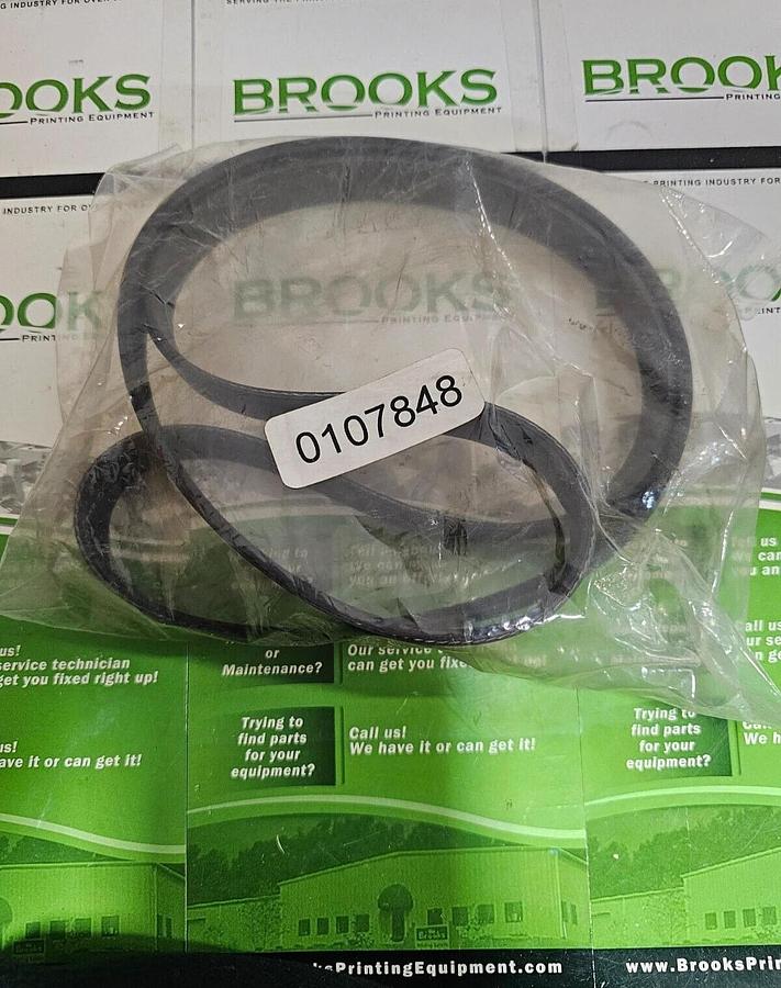 Used MBO Motor Drive Belt (Poly V), Part #0107848