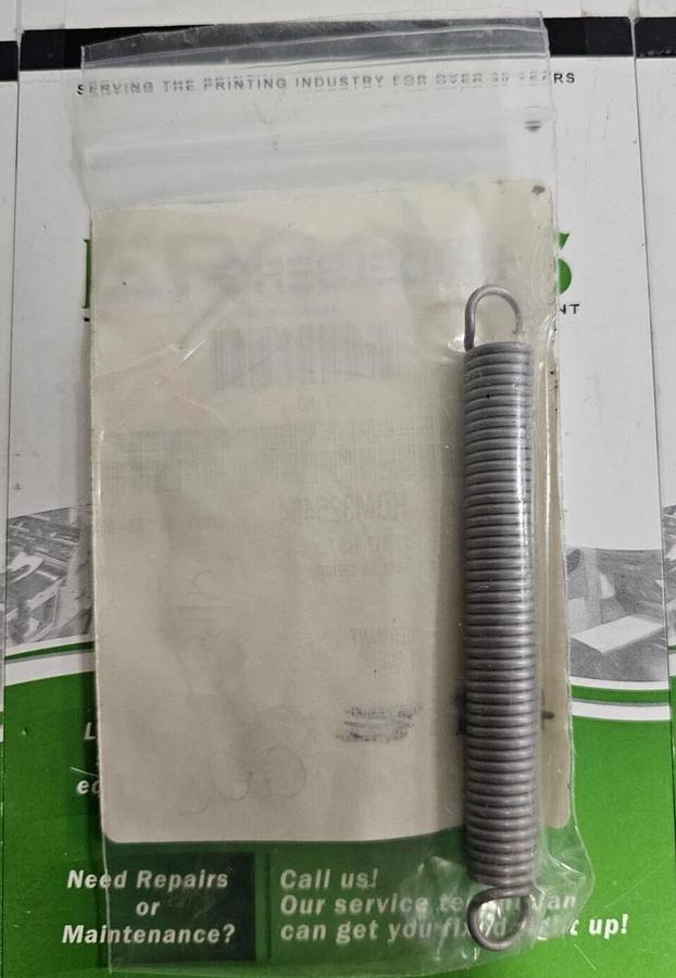 Used Heidelberg Tension Spring, Part #22.017.049
