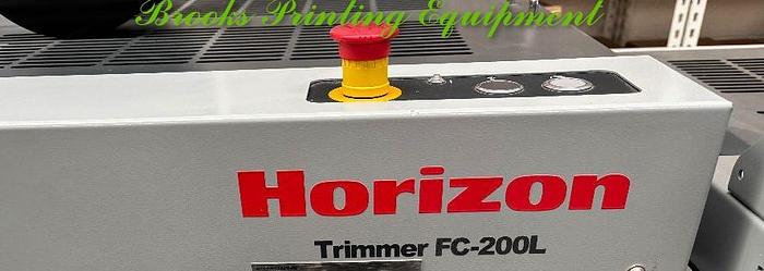 Used Horizon SPF 200L with HOF 400 Digital Sheet Feeder, 2014