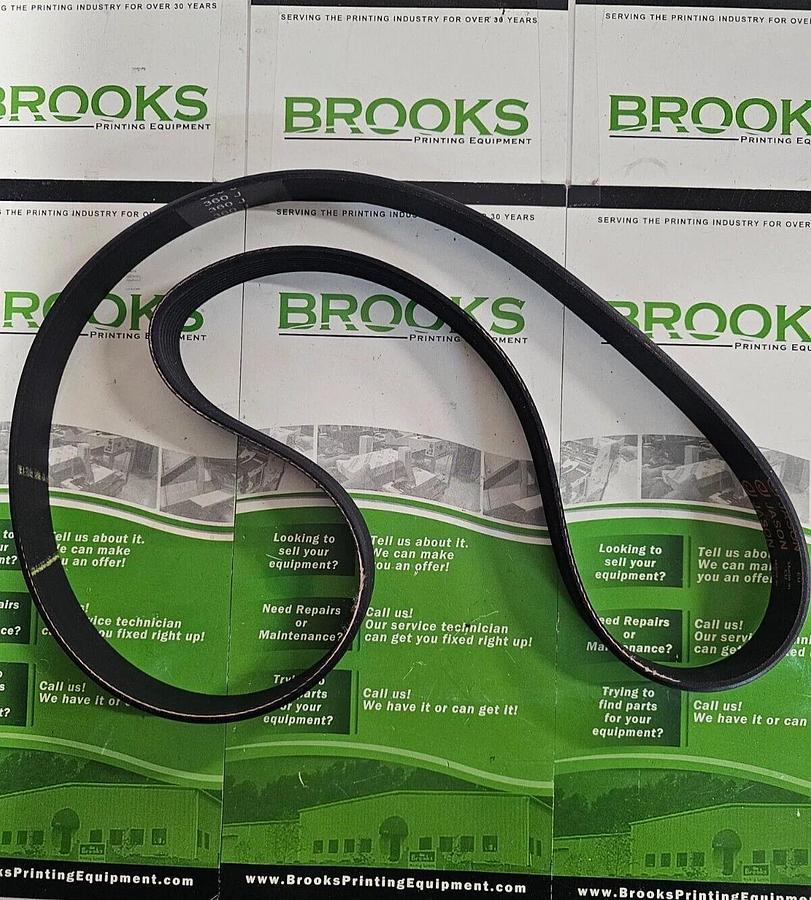 MBO Poly V-Belt (from motor to handwheel shaft), Part #00107557 (360J8)