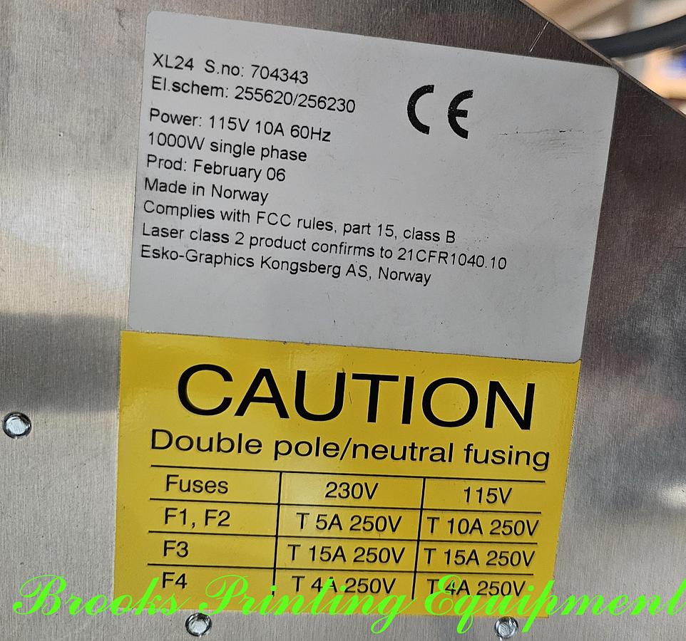 Used Kongsberg XL24 Cutting Table, 2006 Video