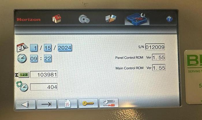 Used Horizon CRF-362 Creaser/Folder, 2013