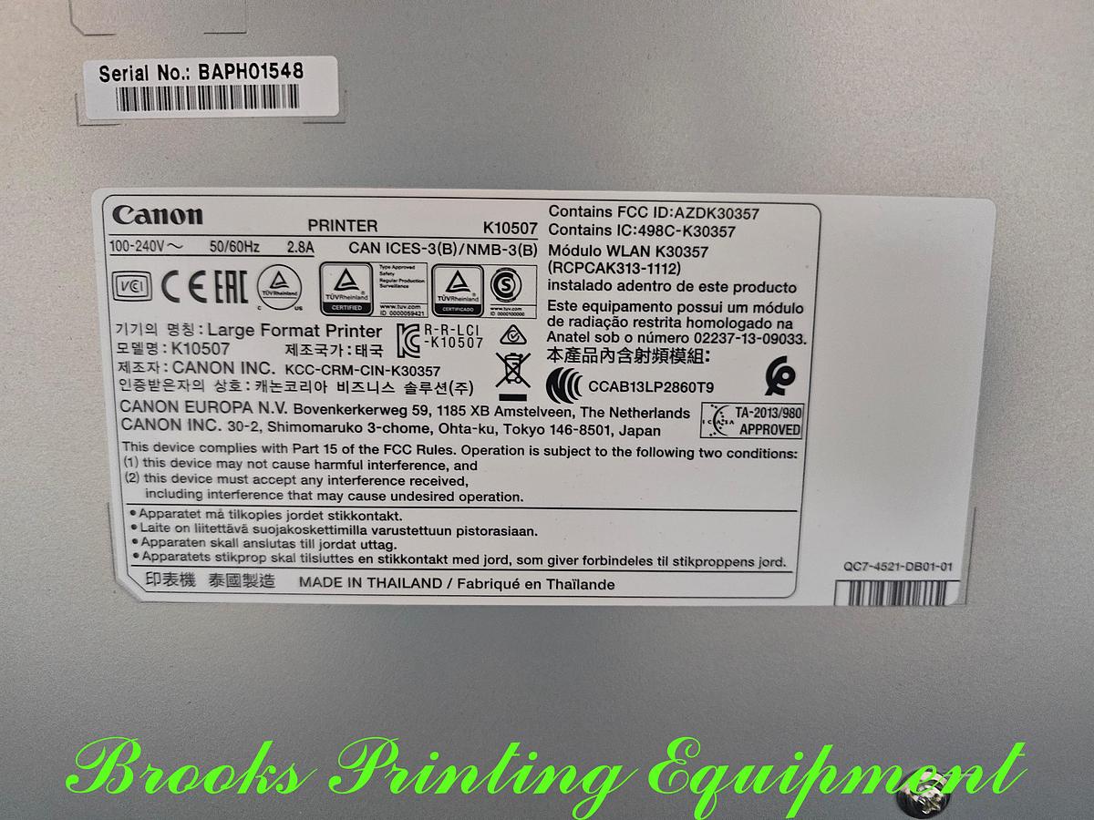 Used Canon Pro-4100SLarge Format Inkjet Printer