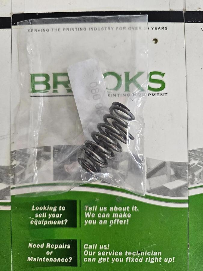 MBO Compression Spring for Fold Roller Hanger, Part #50 480 080