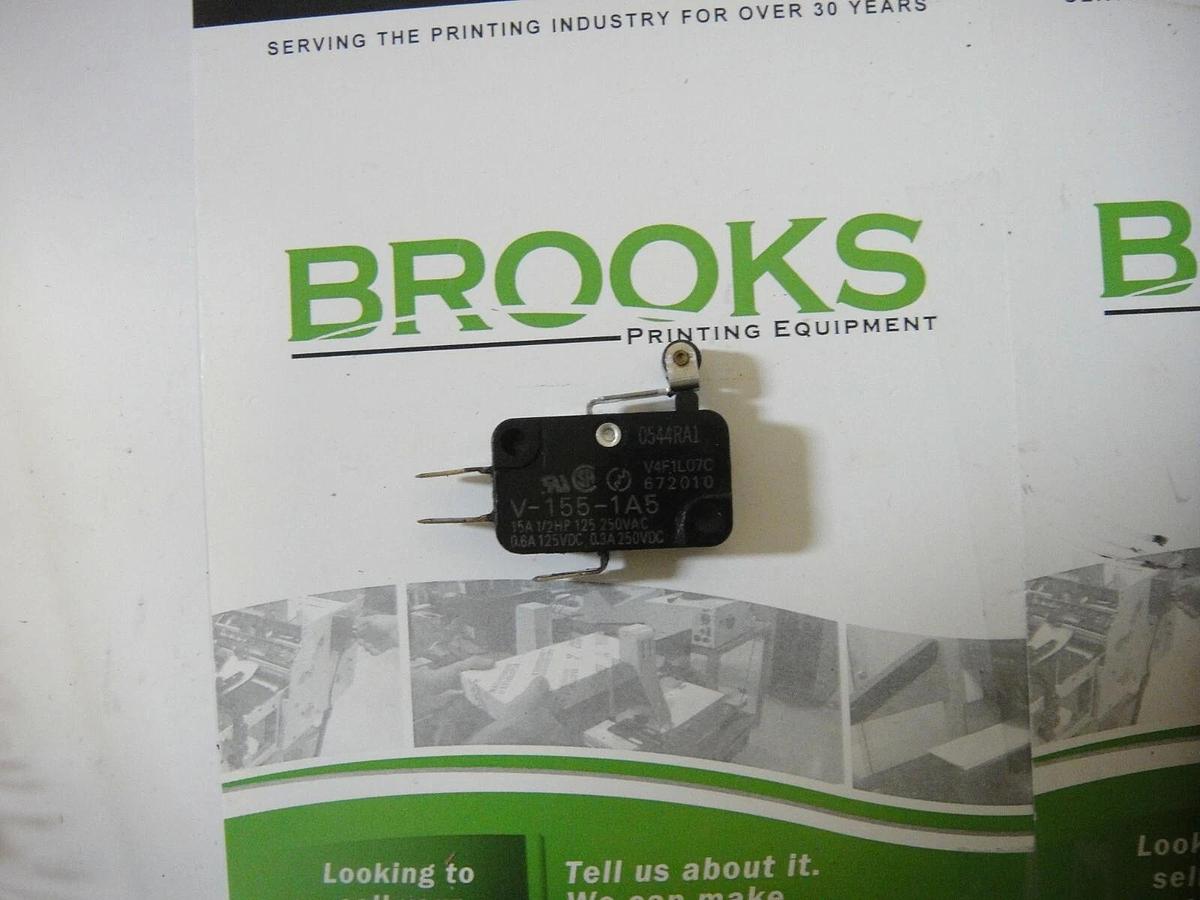 Hamada Roller Spring Snap Switch, Part #E10-29-3