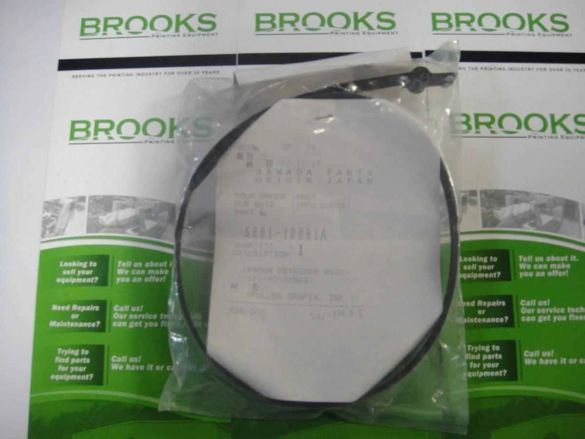 Hamada Paper Hold Down (Retainer) Part #5101-10074A