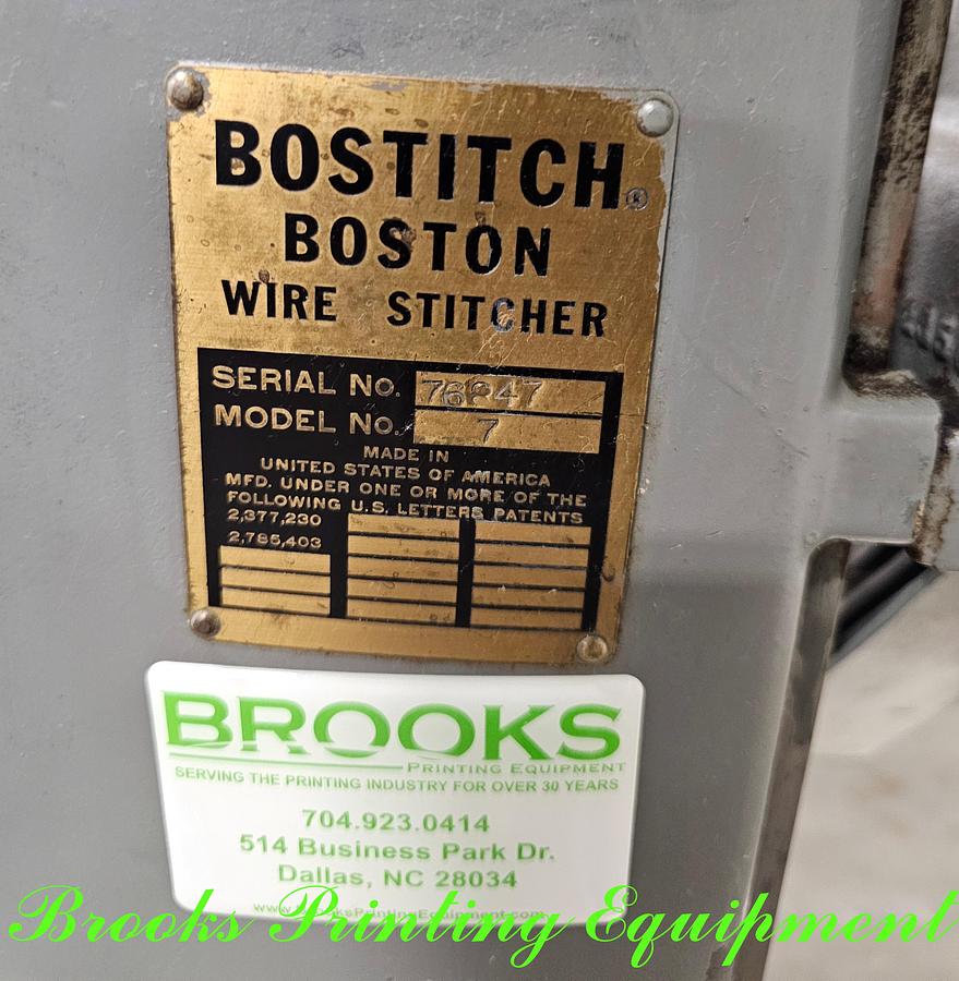 Used Bostitch #7 Stitcher