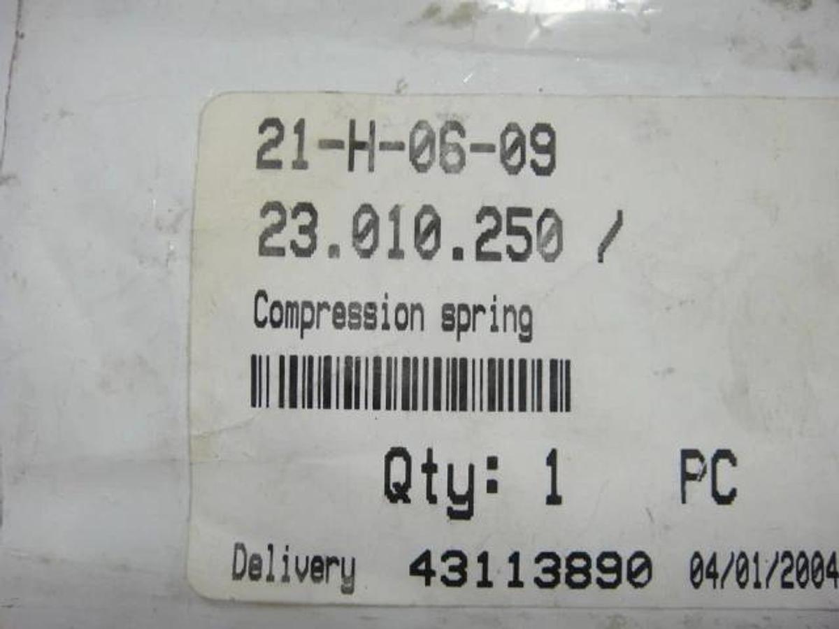Heidelberg Compression Spring, Part #23.010.250