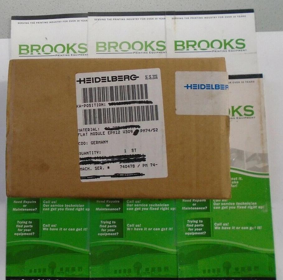 Heidelberg PM 74/52 Flat Module, Part #EPM12 V309
