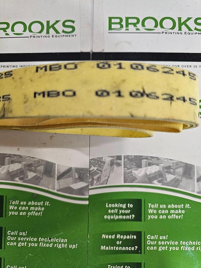MBO Fold Roller Drive Belt (B21, B23) 25 x 1460