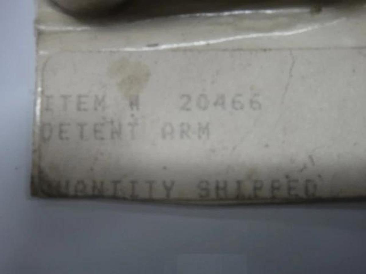 Used Hamada Detent Arm, Part #T-20466