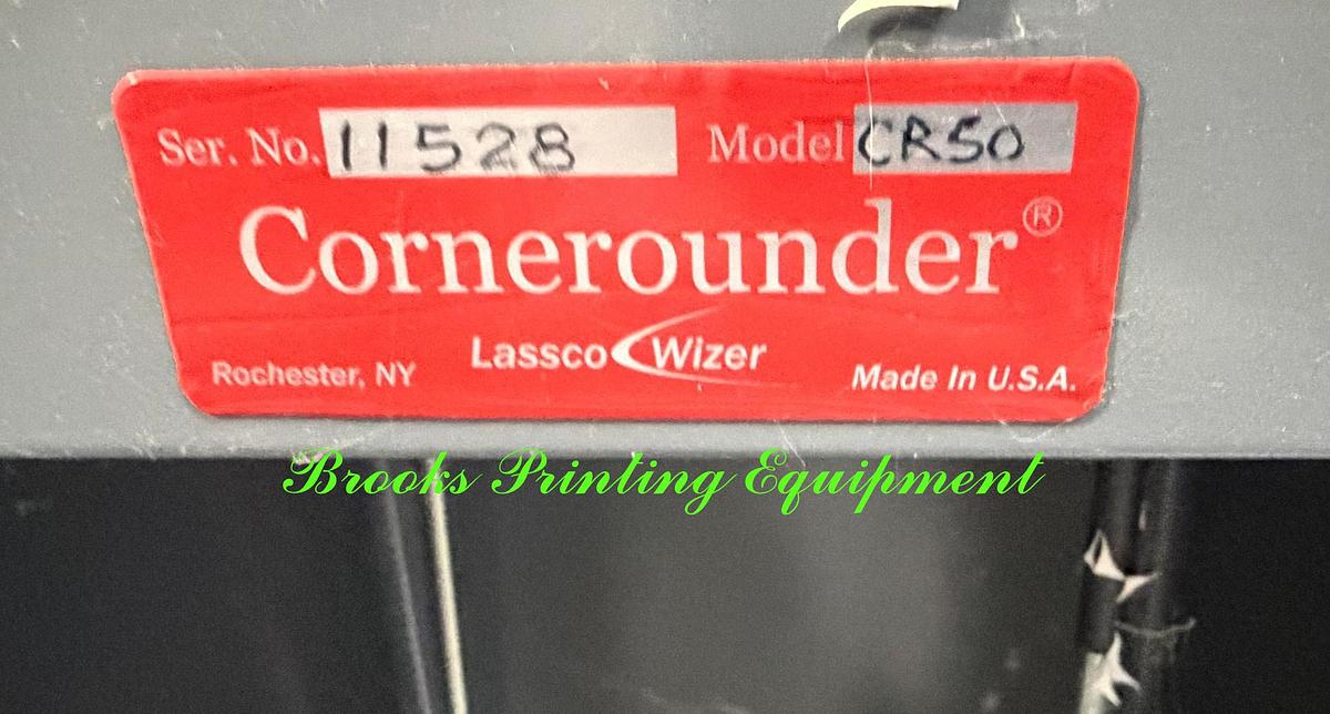 Used Lassco CR50 Cornerounder Machine