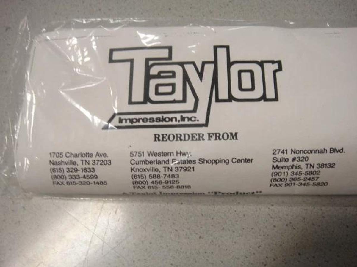 Used Taylor Impression Velour Form Dampening Cover