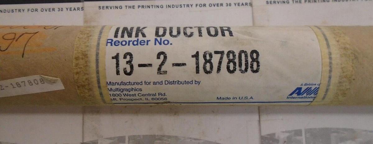 Multigraphics 1330, 1360, 1650, 1650XE, Part #13-2-187808