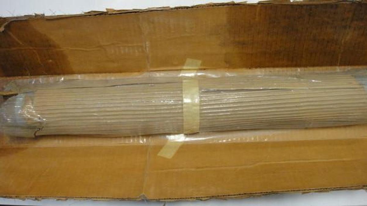 Used AB Dick 385 Oscillator Roller Shell Only, 23" L,  Part #81253