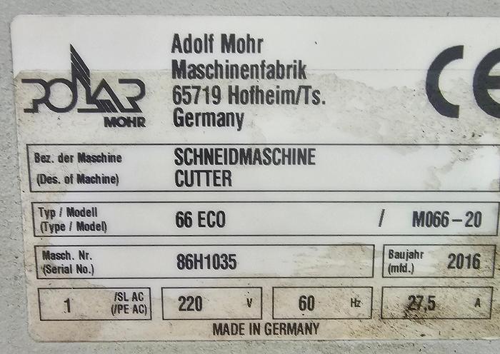 Used Polar 66 ECO, 2016