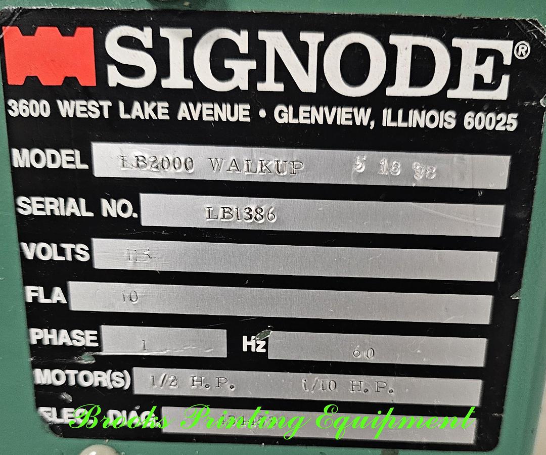 Used Signode LB 2000 Walkup Case Strapper