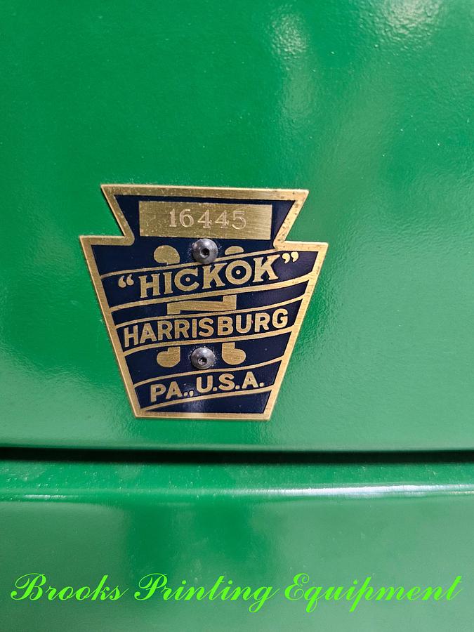 Used Hickok Round Cornering Machine, Video