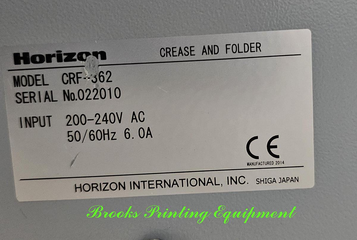 Used Horizon CRF-362 with Perf Attachment, 2016, Video