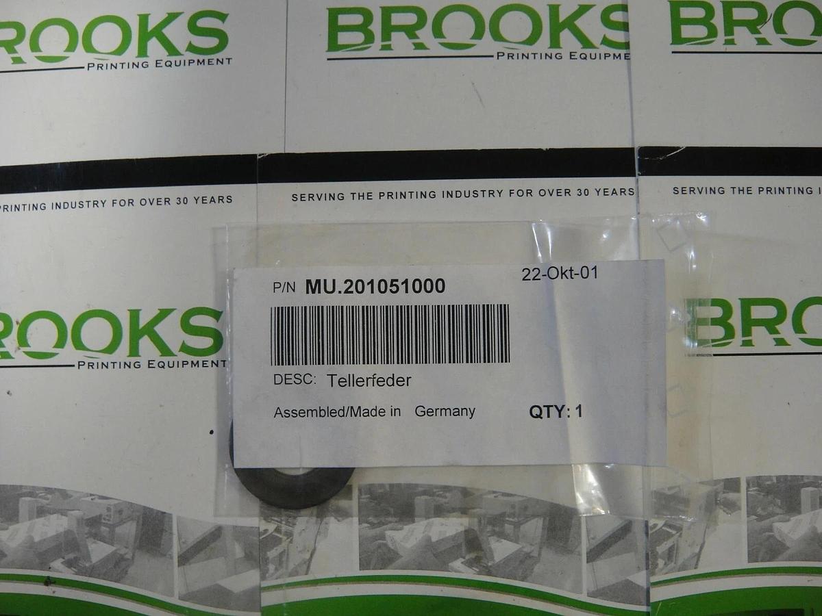 Heidelberg Cup Spring Washer, Part #05.801.362