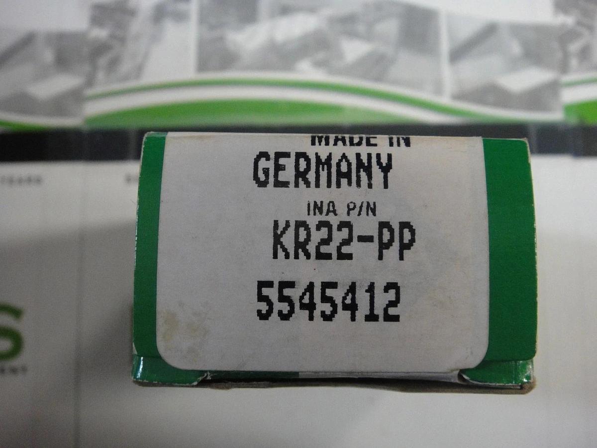 INA Cam Follower Roller Bearing, Part #KR22-PP