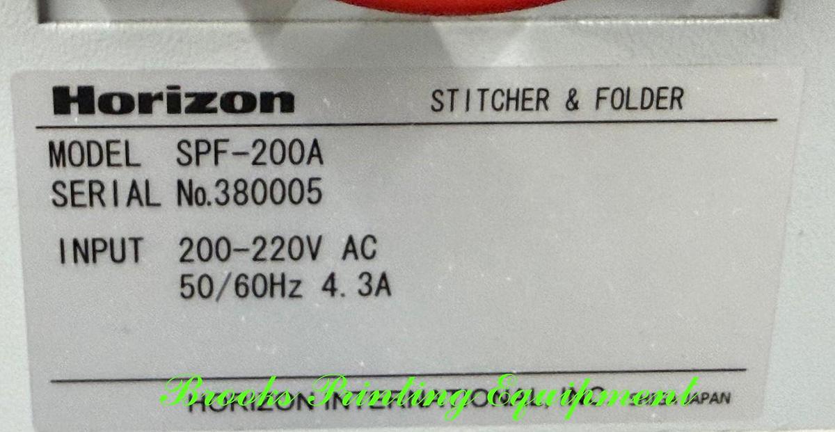 Used Horizon SPF-200A w/1 VAC 1000 Tower & 1 M Tower, 2015 Video